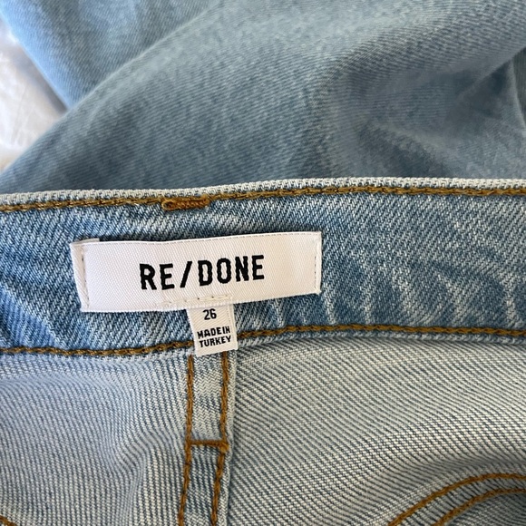 Re/Done 90’s High Rise Ankle Crop Denim - Picture 8 of 10
